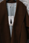 Mutedance 24 Autumn and Winter Belted Wool Coat MD-MD24FW26-BROWN